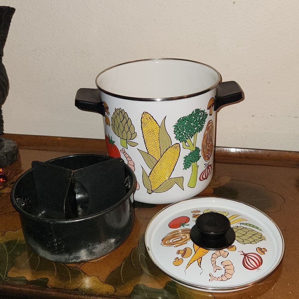 San Ignacio 1970's Stockpot Steamer Seafood 4.5 qt